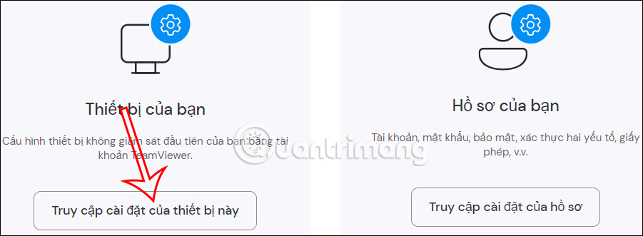 Cài đặt máy tính dùng Teamviewer