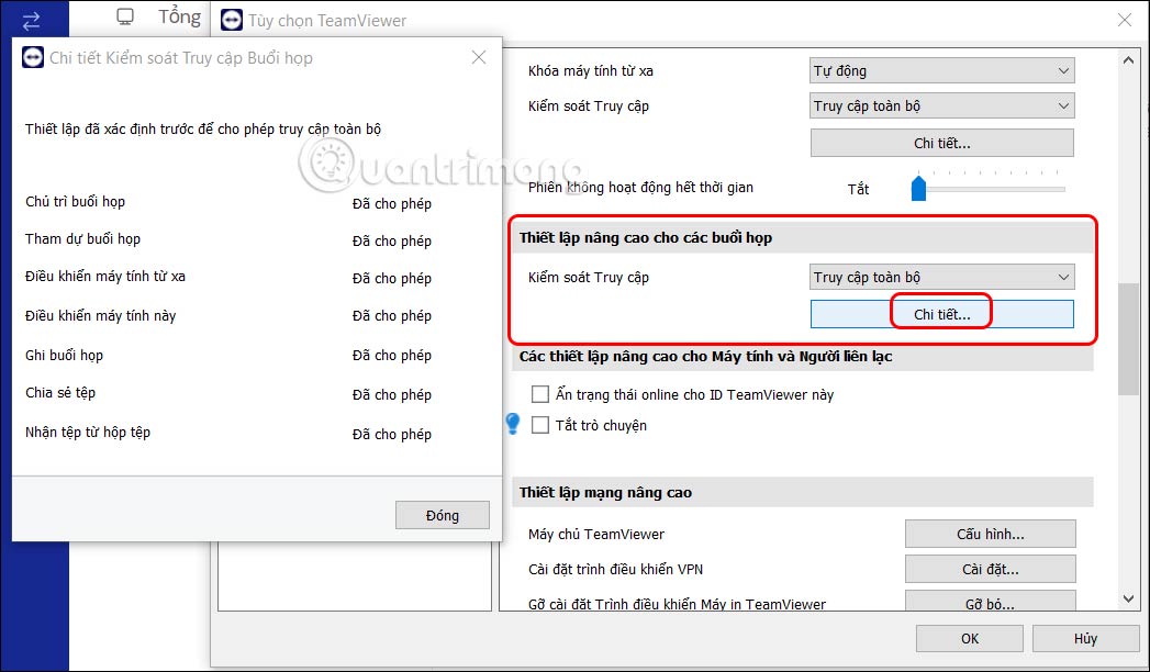 Cách Giới Hạn Quyền điều Khiển Từ Xa Teamviewer - Quantrimang.com