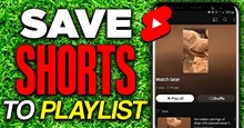 Cách tạo playlist video YouTube Shorts