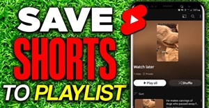 Cách tạo playlist video YouTube Shorts