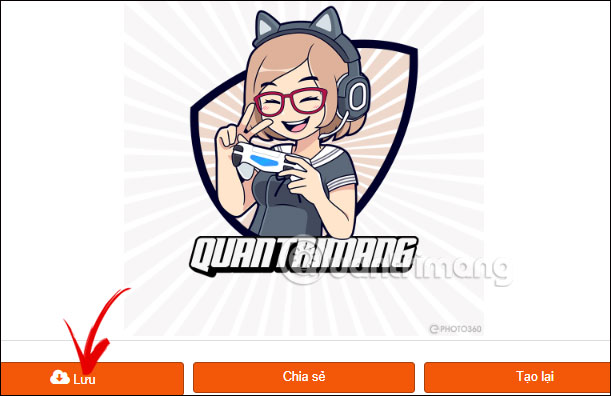 Tải logo mascot nữ game thủ