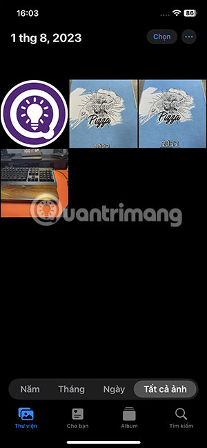 Hình ảnh trên iPhone 