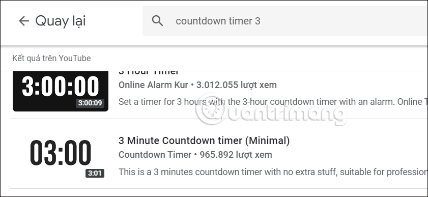 Video đếm ngược chèn vào Google Slides