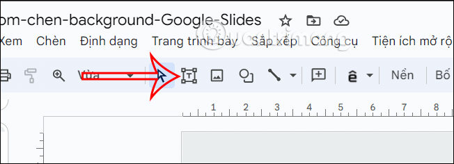 Tạo hộp văn bản trong Google Slides