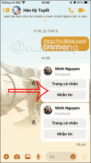 Thông tin tài khoản Facebook 