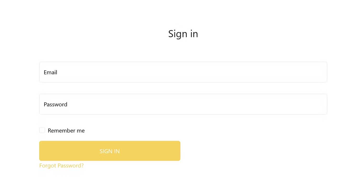 Biểu mẫu đăng nhập