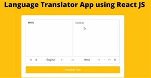 Cách làm ứng dụng dịch ngôn ngữ bằng React