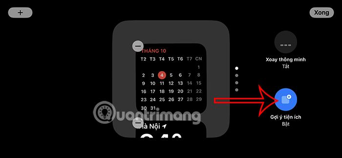 Gợi ý tiện ích StandBy iPhone