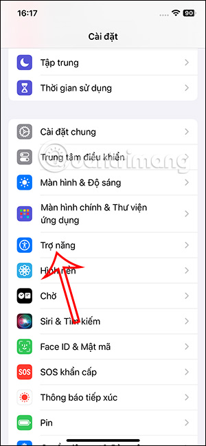 Trợ năng trên iPhone