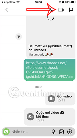 Gọi video trên Instagram