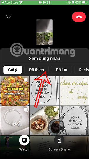 Tùy chọn ảnh, video xem cùng trên Instagram