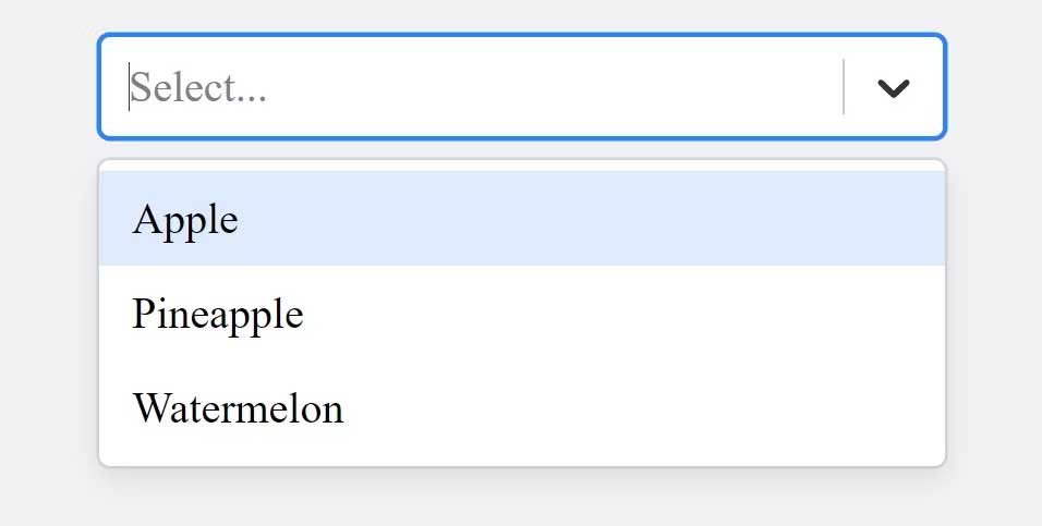 Lập trình menu thả xuống