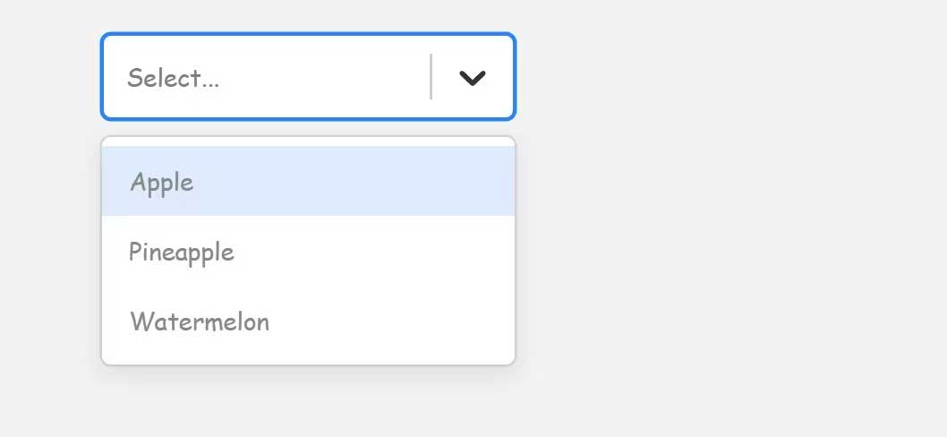 Lập trình menu thả xuống bằng React Select