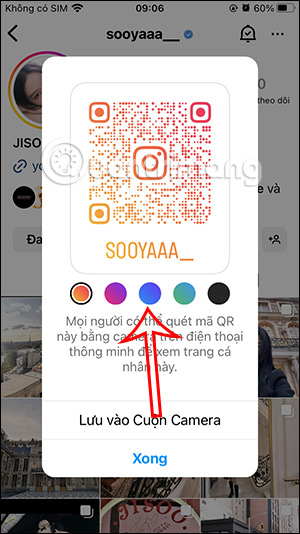 Mã QR tài khoản Instagram khác
