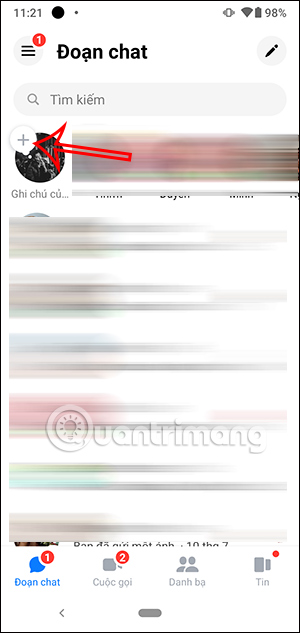 Biểu tượng viết cảm xúc trên Messenger