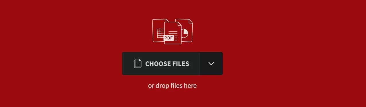 Nhấo vào Choose Files để upload file PDF cần nén