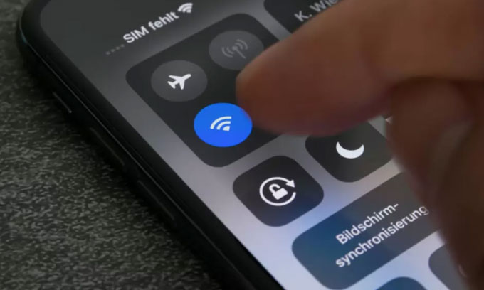 Cột sóng Wi-Fi của iPhone. Ảnh: GetNavi.