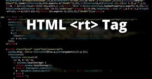 Thẻ HTML <rt>