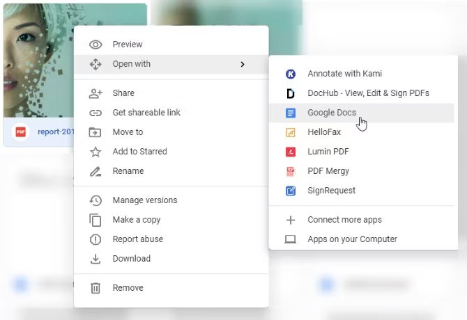 OCR trong Google Drive