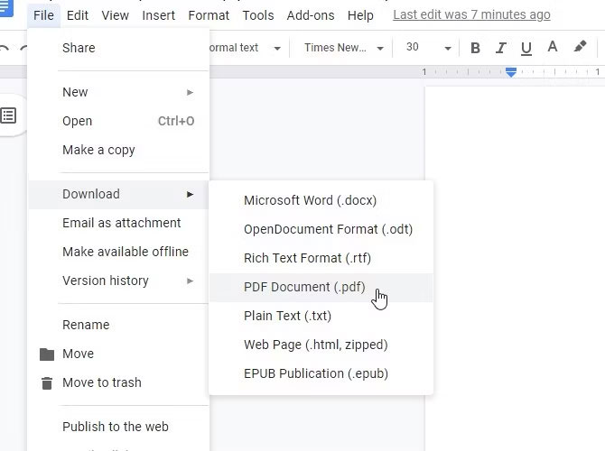 Chuyển đổi tài liệu thành PDF