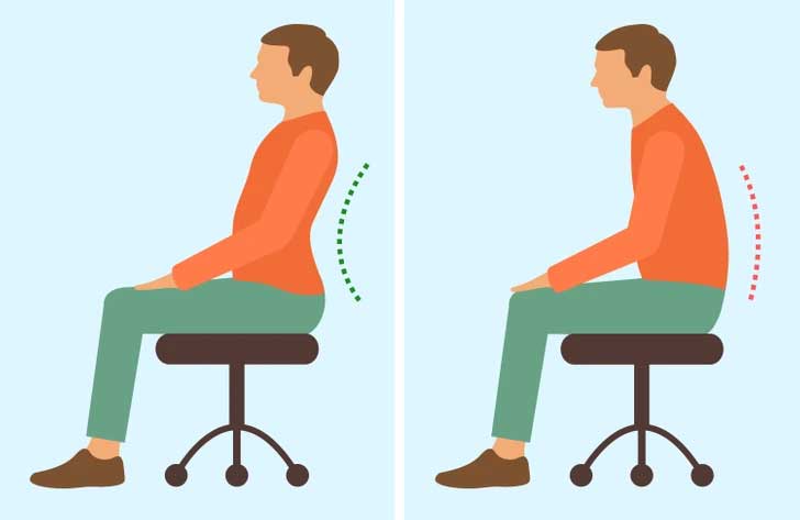 Thay đổi tư thế ngồi