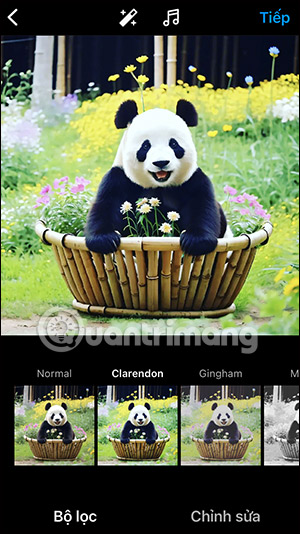 Đổi bộ lọc ảnh trên Instagram