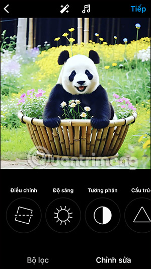 Chỉnh sửa ảnh trên Instagram