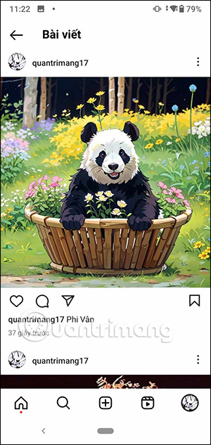 Đăng bài lên tài khoản Instagram đã liên kết