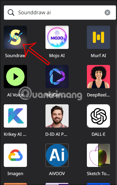 Ứng dụng Soundraw