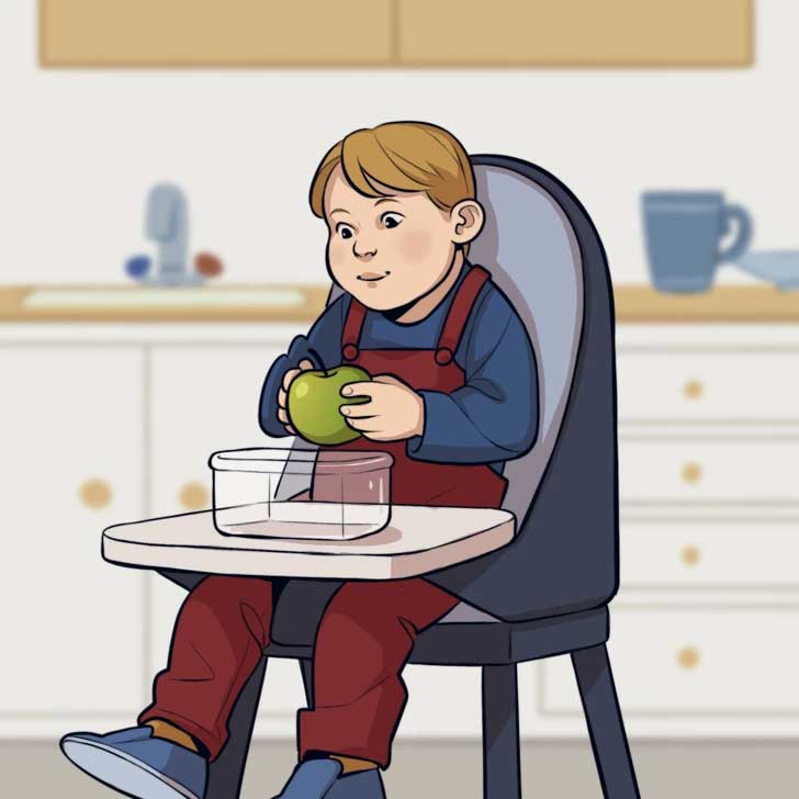 Cho trẻ chơi với đồ vật