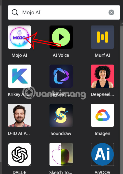 Ứng dụng Mojo AI trên Canva