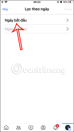 Ngày bắt đầu lọc video Facebook