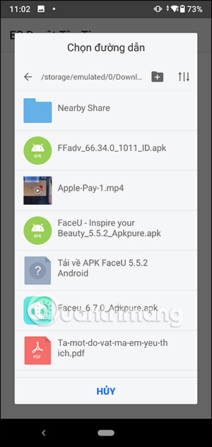 Chọn âm báo thông báo Instagram