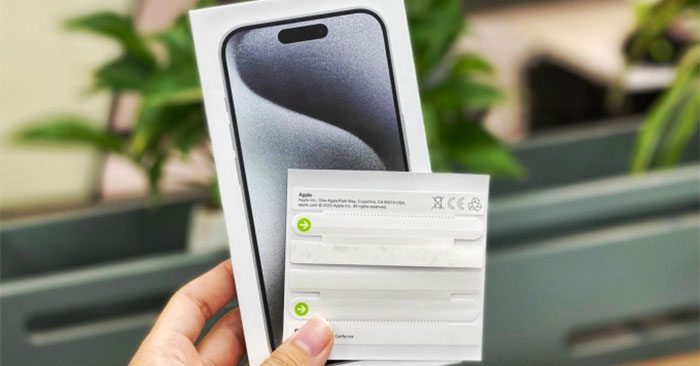 Seal mới của iPhone 15 bị làm giả
