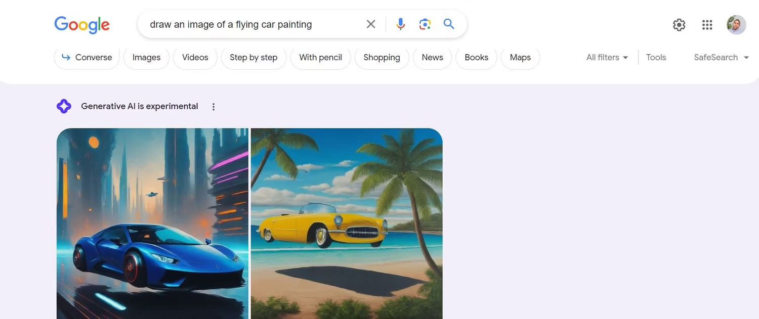 Kết quả của trình tạo hình ảnh AI của Google
