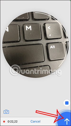Gửi video quay trực tiếp