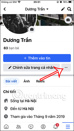 Tùy chỉnh tài khoản Facebook