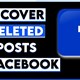 Cách khôi phục bài viết đã xóa trên Facebook