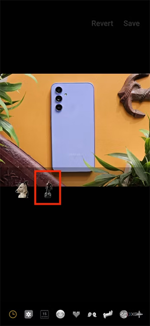 Sticker đã tạo trên Samsung