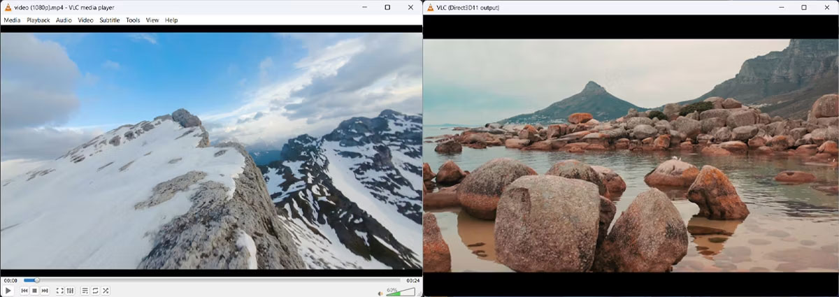 Phát hai video cùng lúc bằng VLC Media Player