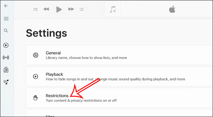 Restrictions Apple Music trên Windows