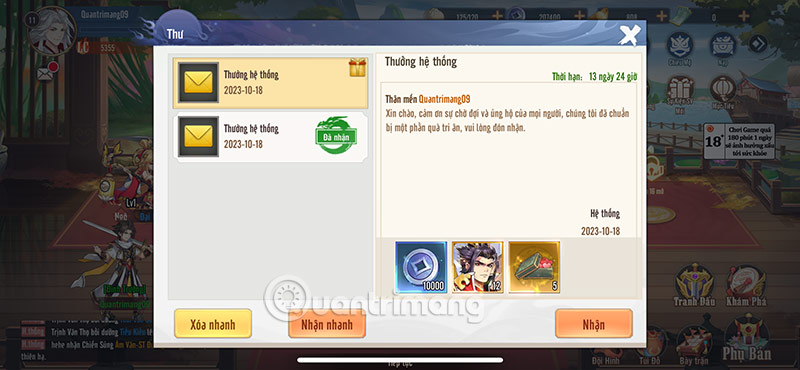 code danh tuong afk