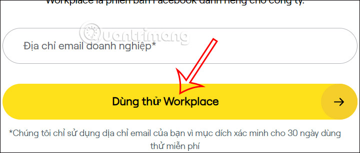 Dùng thử Facebook Workplace