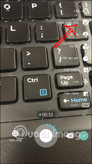 Hiện lại máy nhắc chữ trên CapCut