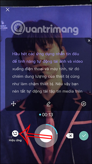 Sử dụng hiệu ứng video CapCut