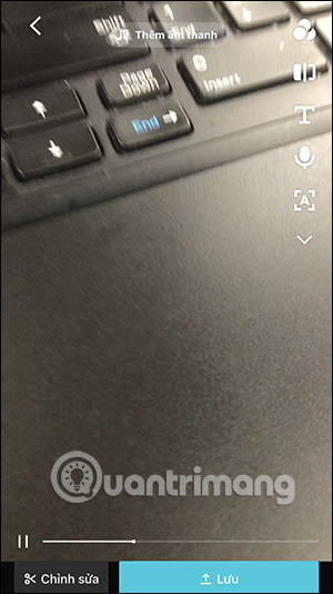 Quay video trên CapCut