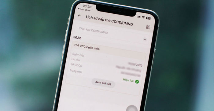 Lịch sử cấp thẻ