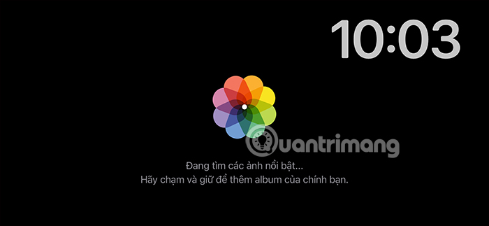 Hiện album chế độ StandBy iPhone