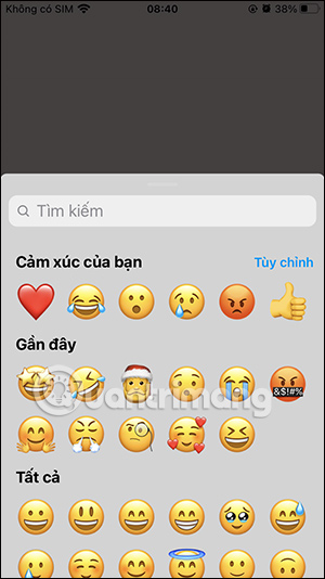 Biểu tượng cảm xúc kênh thông báo Instagram