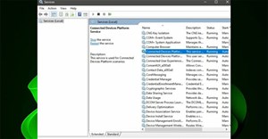 Cách khắc phục lỗi service "Connected Devices Platform User" sử dụng hết RAM trên Windows